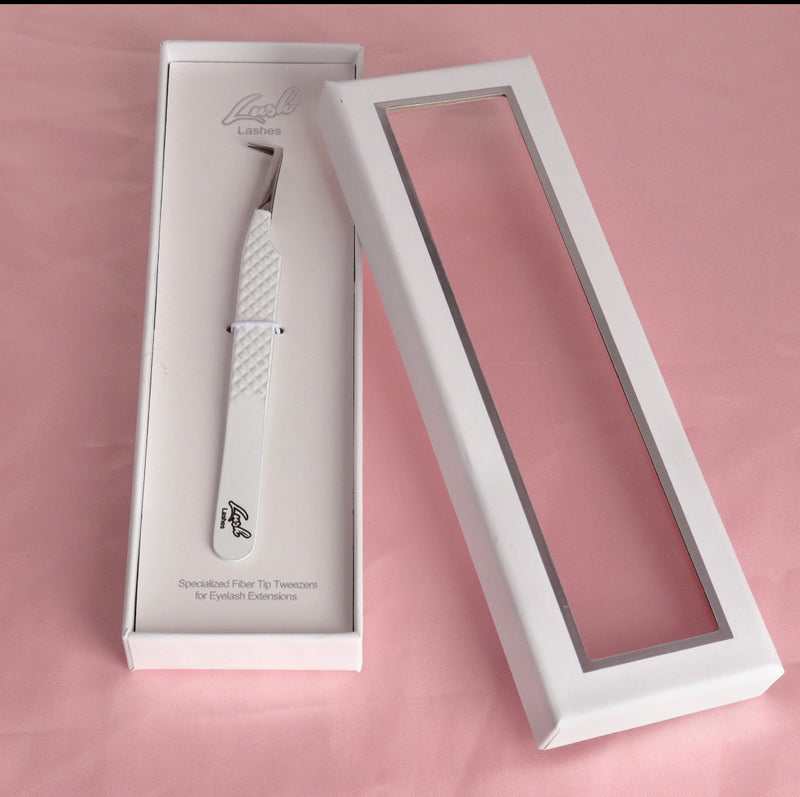 Fibre tip 90 degree very fine tip volume tweezers