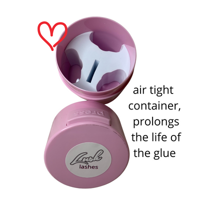 Lush, Pink Glue Storage Container